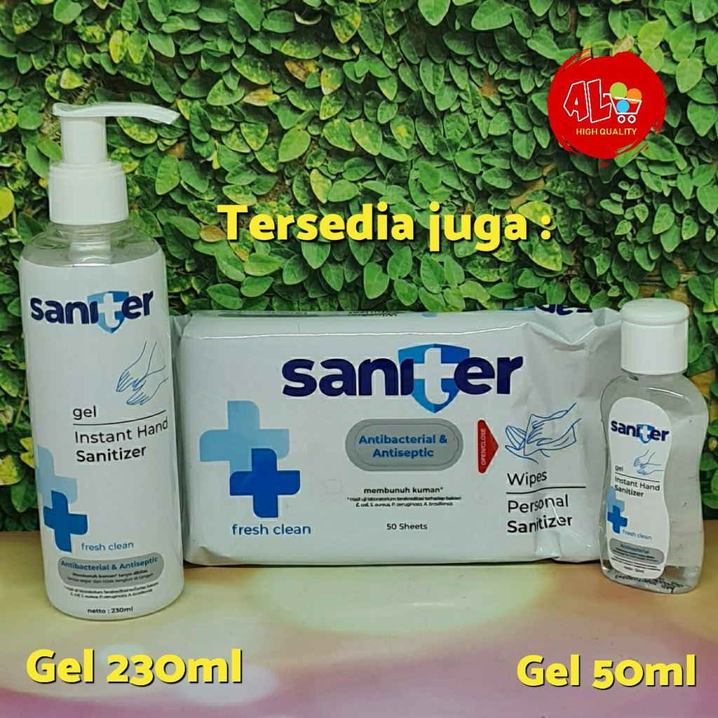 Tisiu Tissiu Basah Saniter Wipes Antibacterial &amp; antiseptic 50pcs