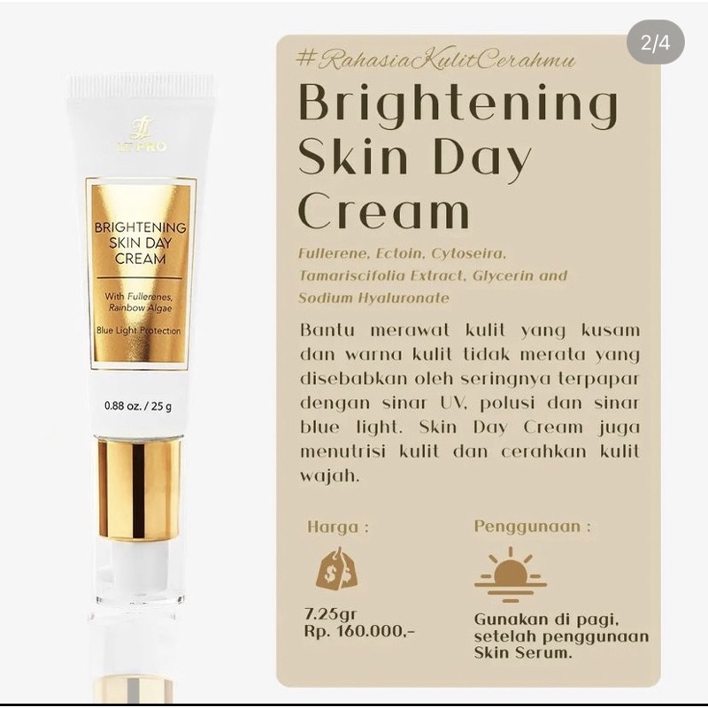 BRIGHTENING DAY CREAM / CREAM BRIGHTENING LT PRO