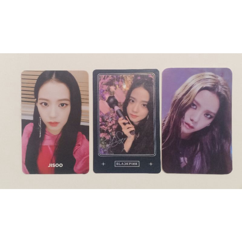 photocard jisoo the show lightstick square up