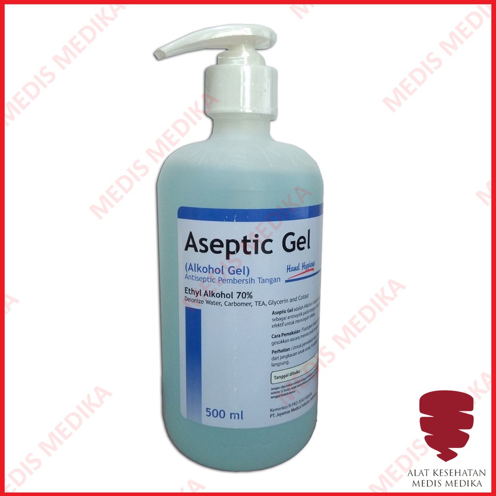 Aseptic Gel Onemed 500 ml Antiseptic Pembersih Tangan Hand Sanitizer Alcohol Gel One Med