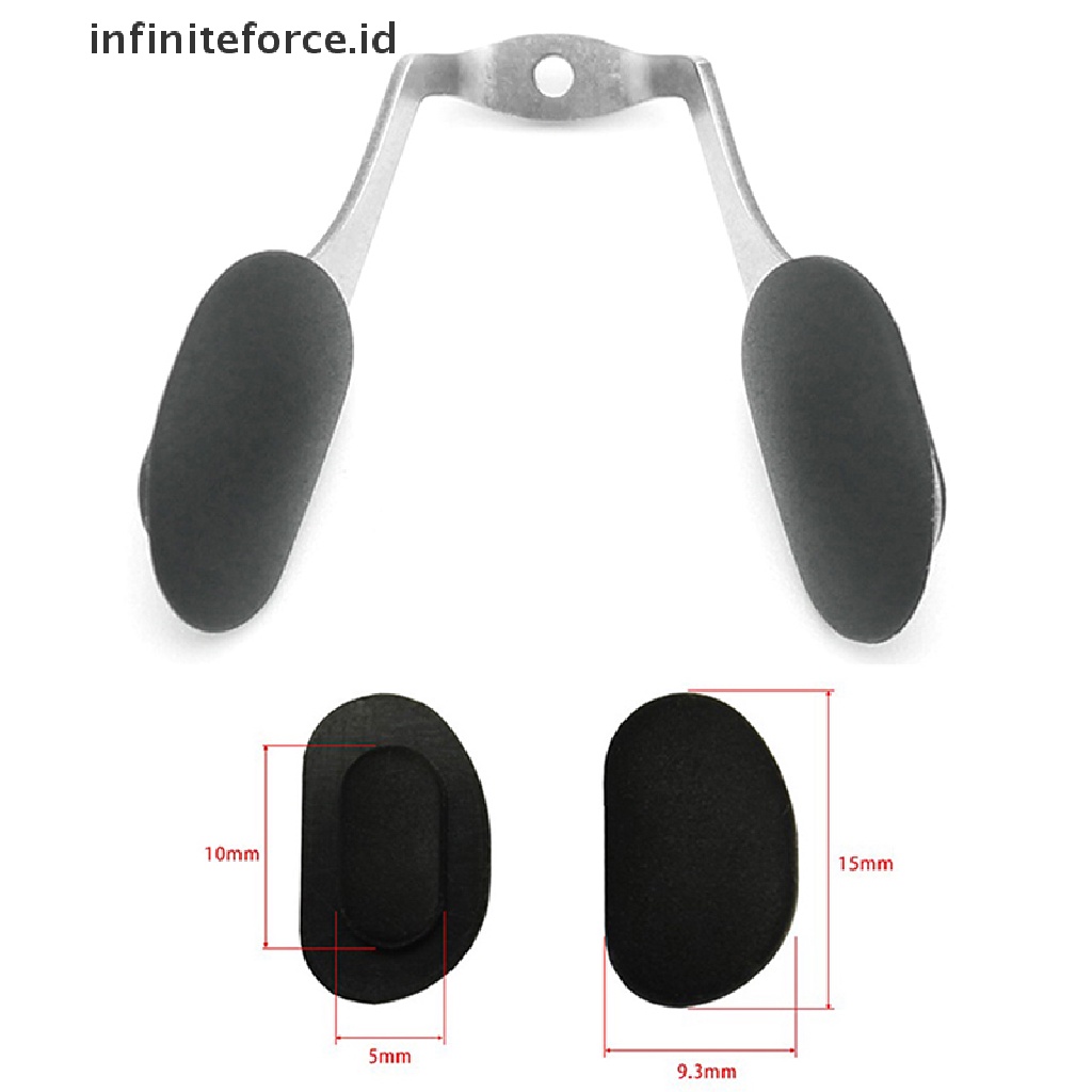 Infiniteforce.id 1pc Pad Hidung Holder Kacamata Bahan Aluminum