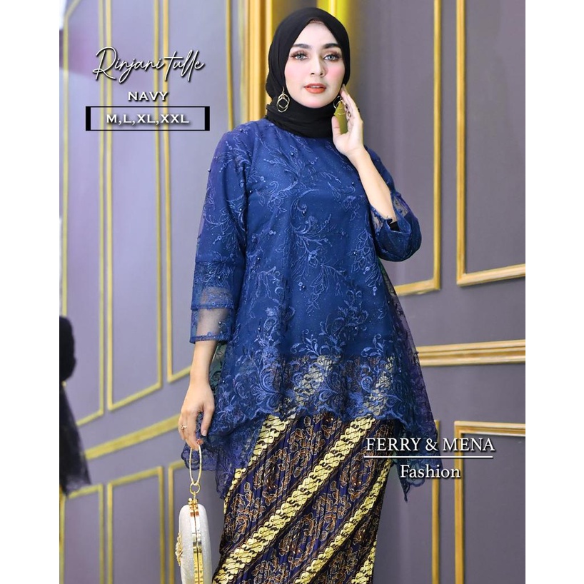 SET TULLE RIJANI//SETELAN  KEBAYA WISUDA WANITA//KEBAYA WISUDA//KEBAYA BRUKAT