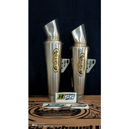 KNALPOT BSS ORIGINAL SLINCER ONLY TYPE SEGI 6, KNALPOT RACING, BSS MUFLER, KNALPOT STAINLEES, BSS SE