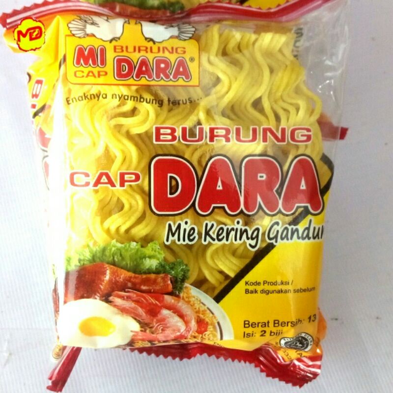 

Mie Burung Dara Mie Kering Gandum Kuning 136 gram