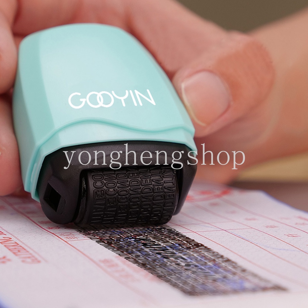 Stempel Roller Kode Pribadi Pribadi Portable