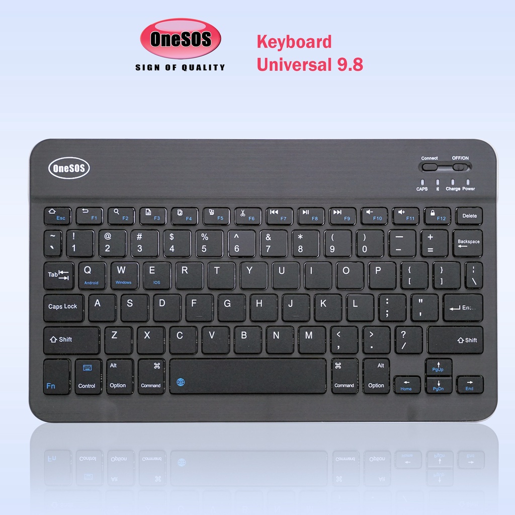 Keyboard Wireless Universal Slim 9,8 inch Portable For Android Windows Ipad Handphone