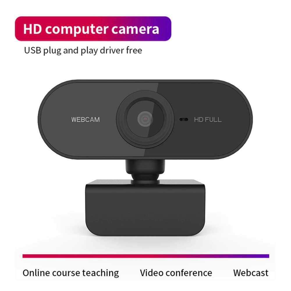 Hot Promo ! MagiDeal HD Webcam Desktop PC Video Conference 1080P with Mic- F37