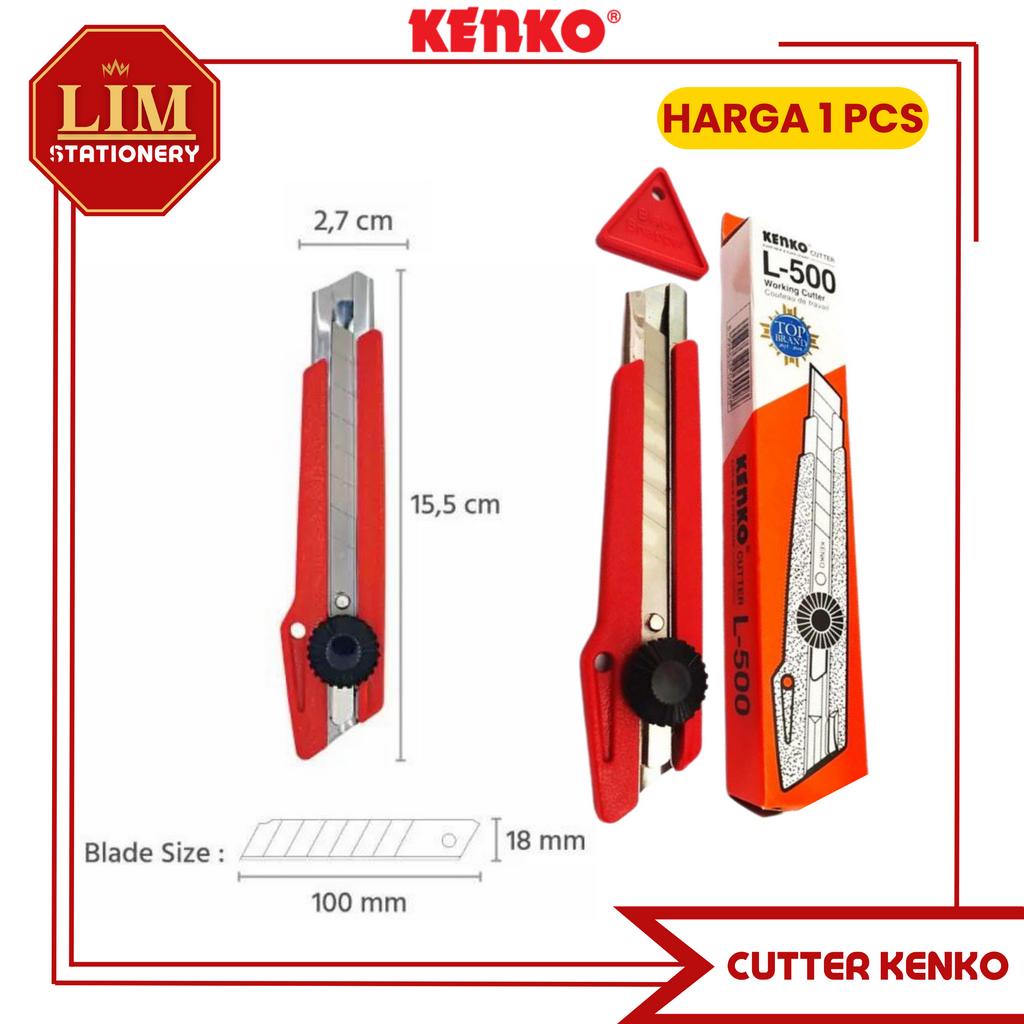 

Cutter Besar Kenko L-500 (Pcs)