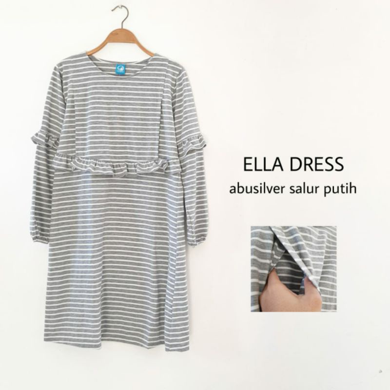 MAMIGAYA Nursing Wear - ELLA Dress Hamil Menyusui  Baju Menyusui