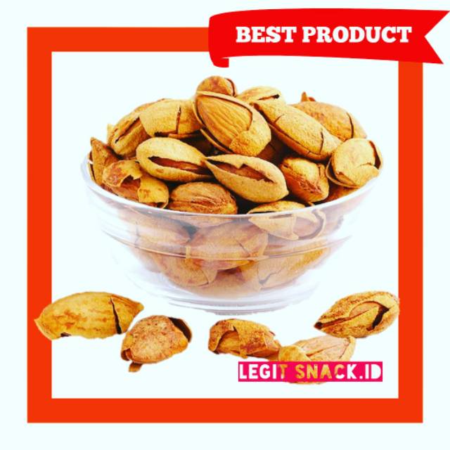 

Termurah Kacang Almond Panggang Susu / Almon Oven Roasted Grade A 100 Gram