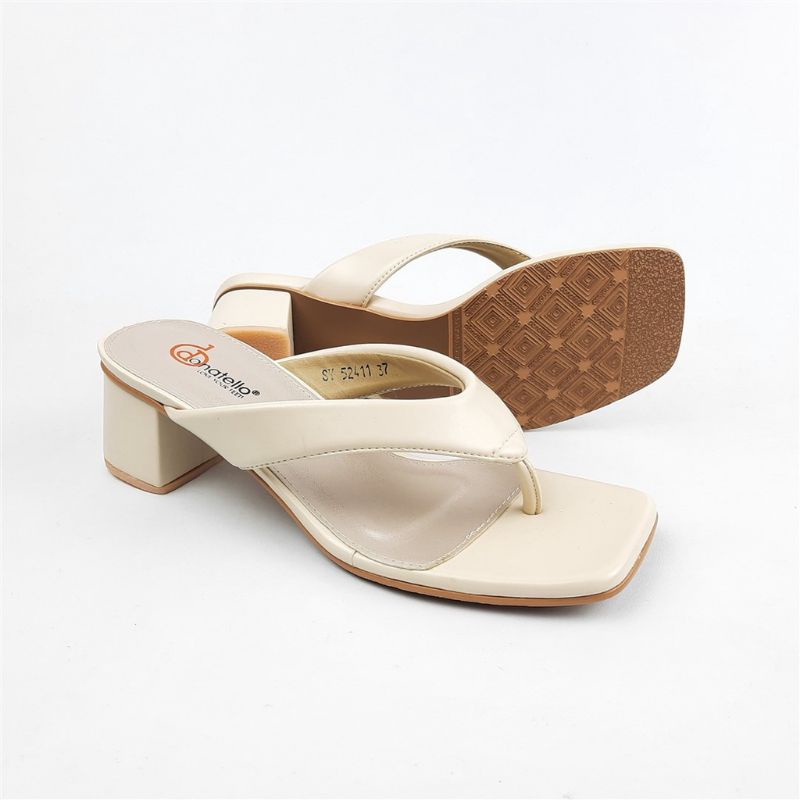 Heels sandal wanita Original donatello SY.5241 beige size 36-41
