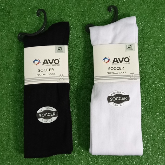 KAOS KAKI FUTSAL AVO / KAOS KAKI SEPAK BOLA AVO POLOS NYLON