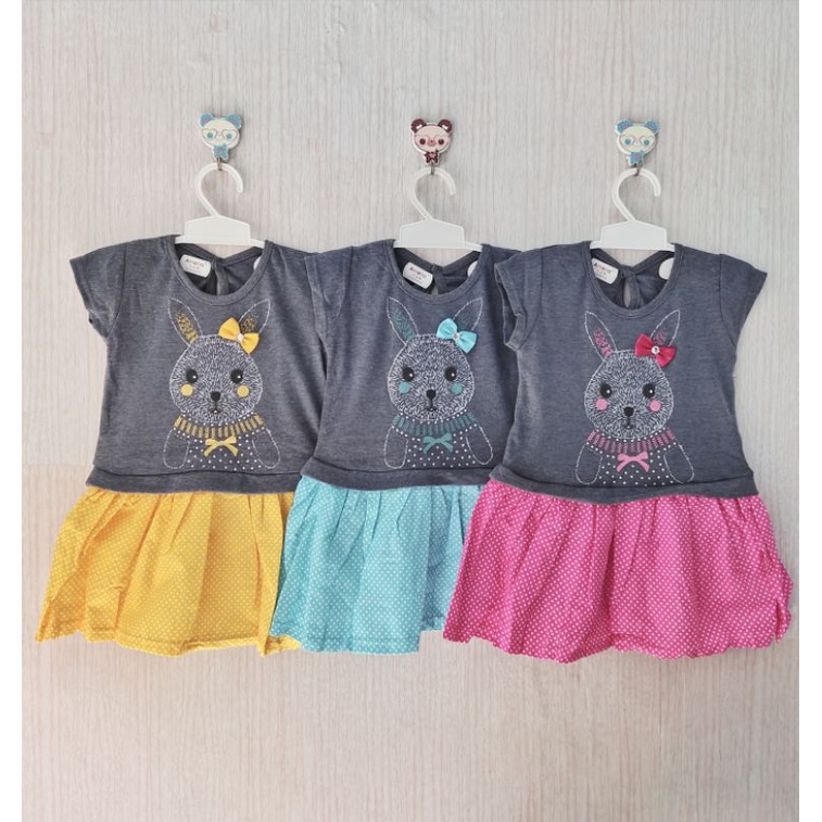 Baju anak perempuan / Dress anak usia 8-24 bulan / Dress Amena R-260