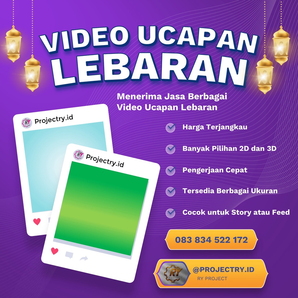 Video Ucapan Lebaran | Vidio Kartu Ucapan Idul Fitri | Selamat Lebaran Idul Fitri