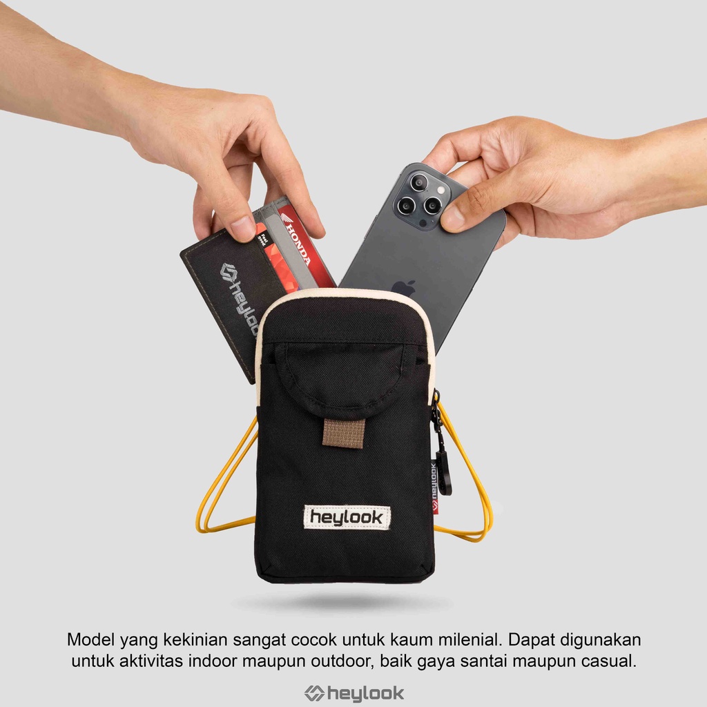 Tas Kalung Leher Hanging Wallet Waterproof Dompet Gantung Leher Cowok Cewek Tas Leher Hp Kartu Paspor Selempang Gantung Leher