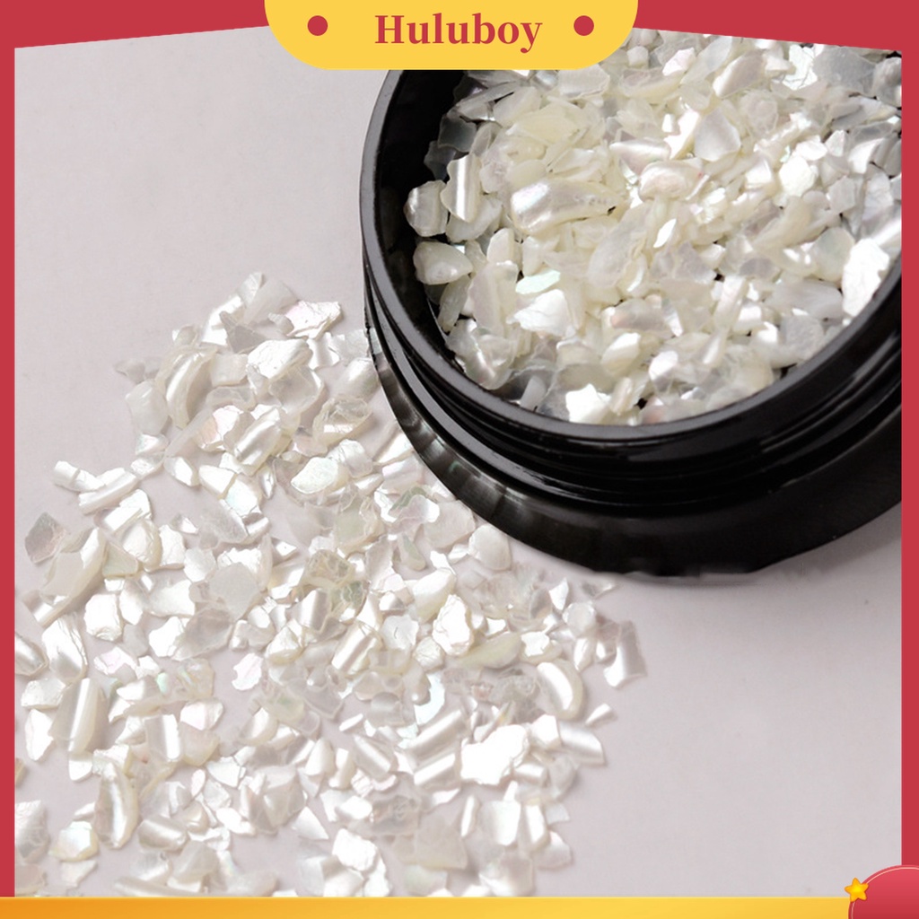 Huluboy Huluboy♡ 1 Kotak Kulit Kerang Alami Untuk Dekorasi Nail Art