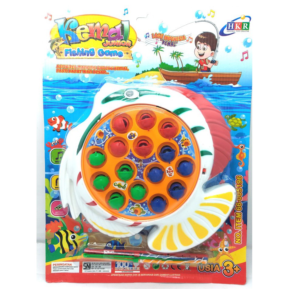 mwn.toys Mainan Pancingan Ikan Fishing Game Bawal No.HKR 5196