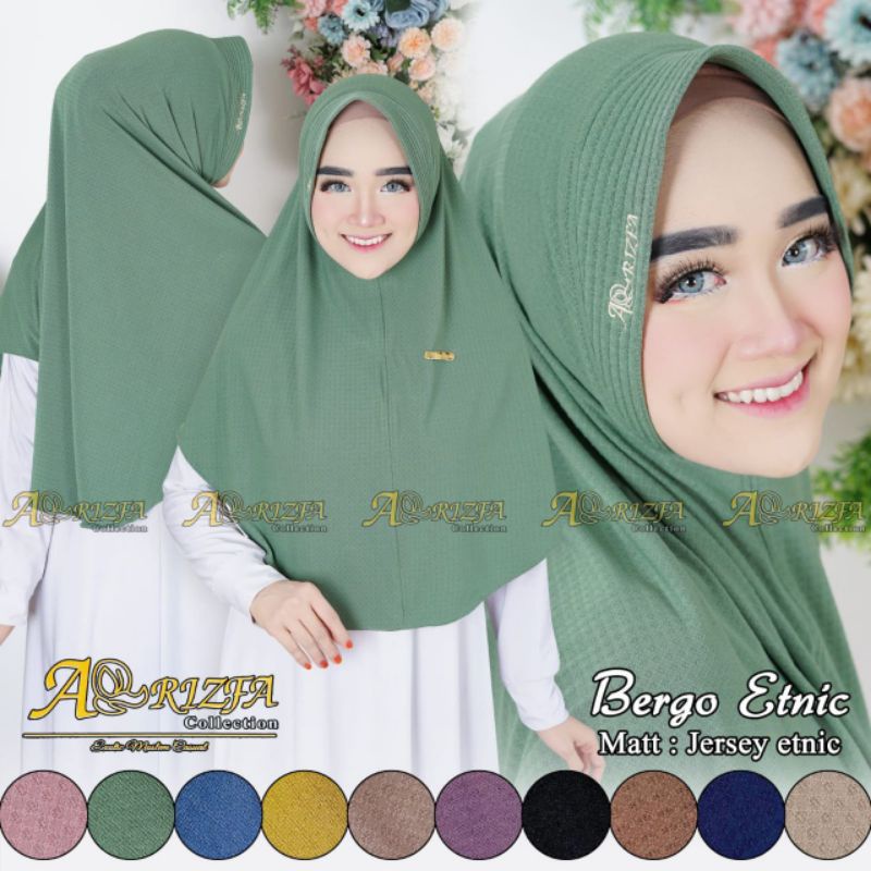 𝗦𝗛𝗘𝗟𝗢𝗩𝗘𝗦𝗛𝗢𝗣𝗣 - KHIMAR INSTAN PED BERGO ETNIC ORIGINAL BY ARRIZFA || HIJAB INSTANT MARYAM ETNIK ORI A