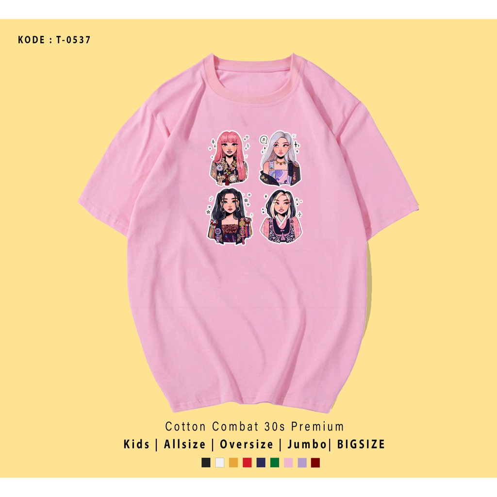 T0537 T-SHIRT / KAOS UNISEX / TUMBLR TEE / REAL PICTURE BP DUDUDU BLACKPINK / IMPORT / BLINKS