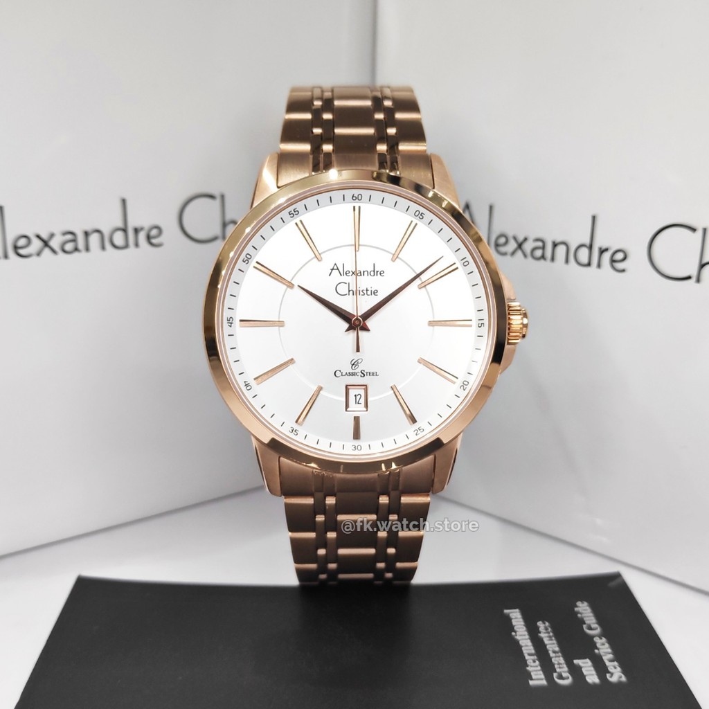Alexandre Christie AC 8636 MD / AC8636 Original Jam Tangan Pria Analog