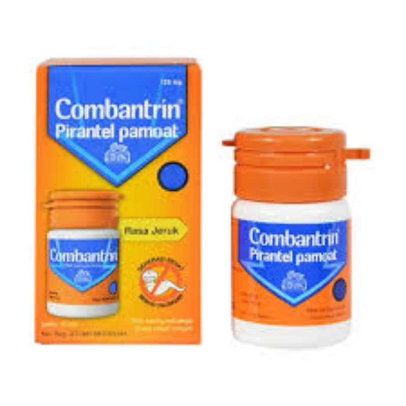 Combantrin syrup 125 mg OBAT CACING Pyrantel pamoate OBAT Cacing 100%Diskon10%