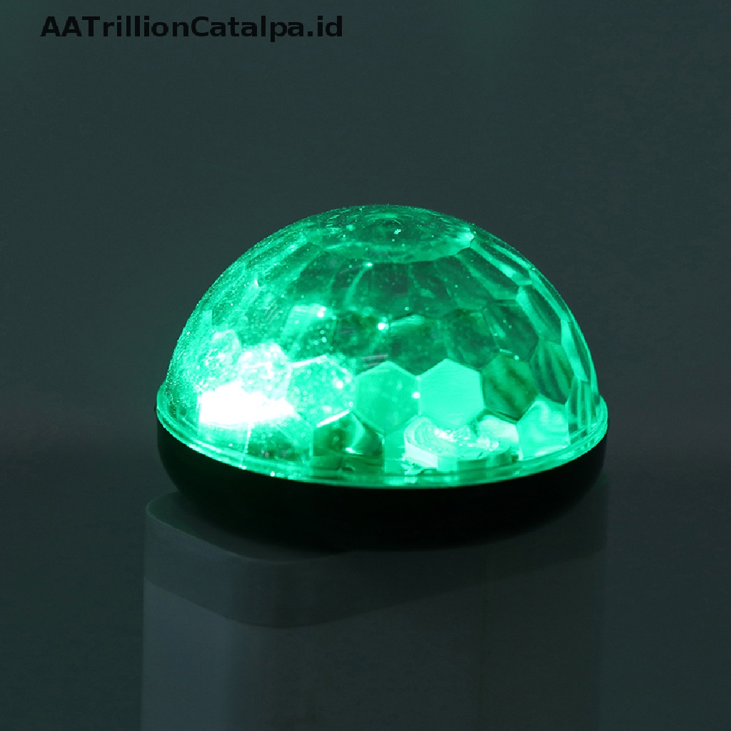 Aatrillioncatalpa 1pc Lampu Neon LED RGB USB Mini Warnawarni Untuk Dekorasi Interior Mobil