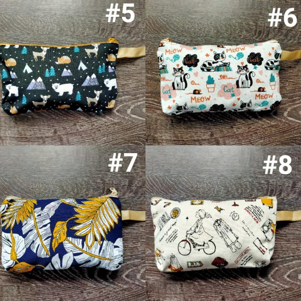 

Om3CodeDompet pouch kanvas motif souvenir(ready) 4F2