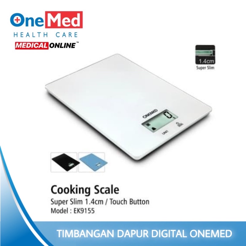 TIMBANGAN DAPUR ONEMED EK-9155 KITCHEN SCALE MEDICAL ONLINE MEDICALONLINE