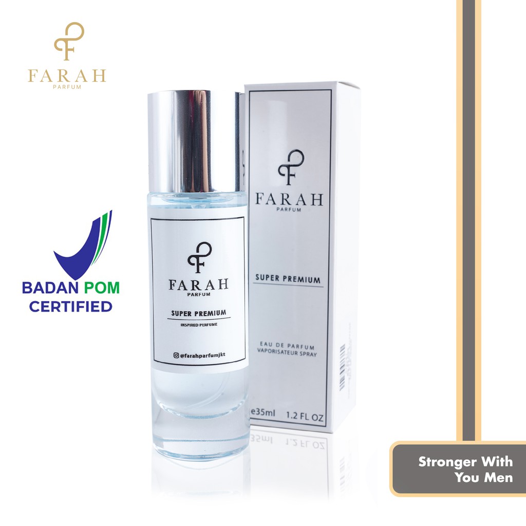 Stronger With You Men Super Premium by Farah Parfum - Parfum Pria Tahan Lama - Best Seller No.14