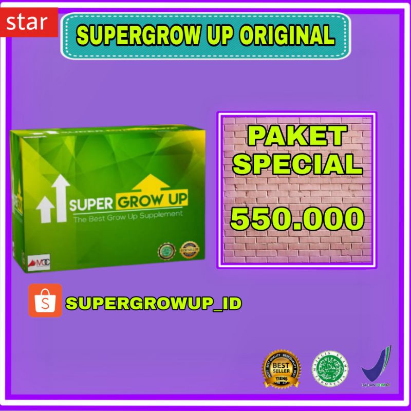 

SUSU PENINGGI BADAN - SUPER GROW UP - PENINGGI BADAN ORIGINAL TIENS%