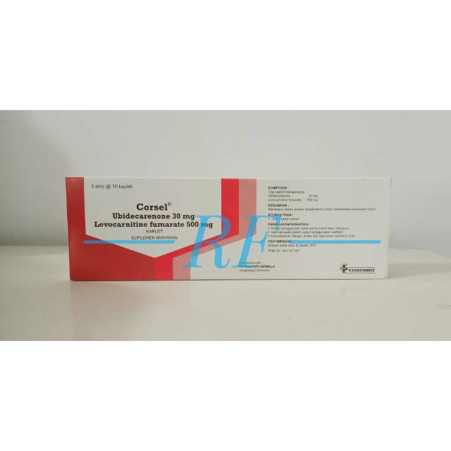 

Corsel Caplet Isi 30 (Fahrenheit) Jual per box