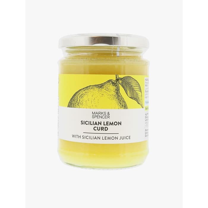 

M&S Marks Spencer Sicilian Lemon Curds Creamy Selai Jeruk Lemon Krim Donut Filling Cake Roti Kue