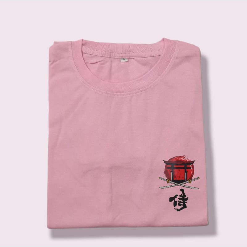 KAOS PRIA DEWASA UKRUAN S M L XL XXL XXXL MOTIF RUMAH  SAMURAI