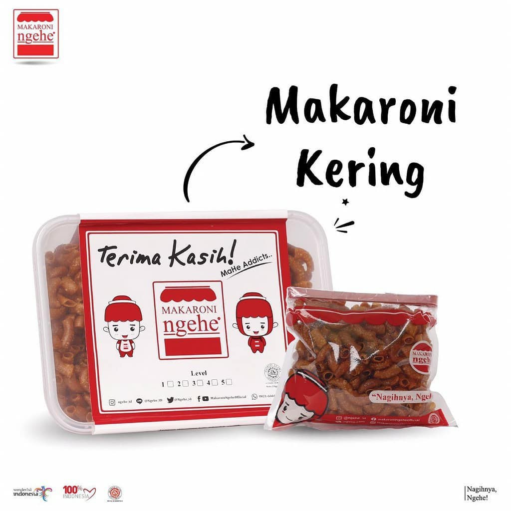 

Makaroni Kering Ngehe Asin