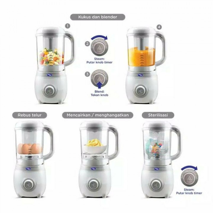 BABY SAFE BABY FOOD MAKER 6IN1 / LB012