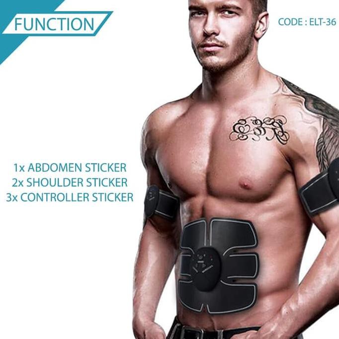 Pengencang Otot Ems Alat Stimulator Otot - Muscle Exercise Sixpack ABS