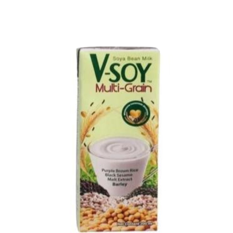 

V-Soy Multi Grain Soy Milk UHT 2 x 200 mL