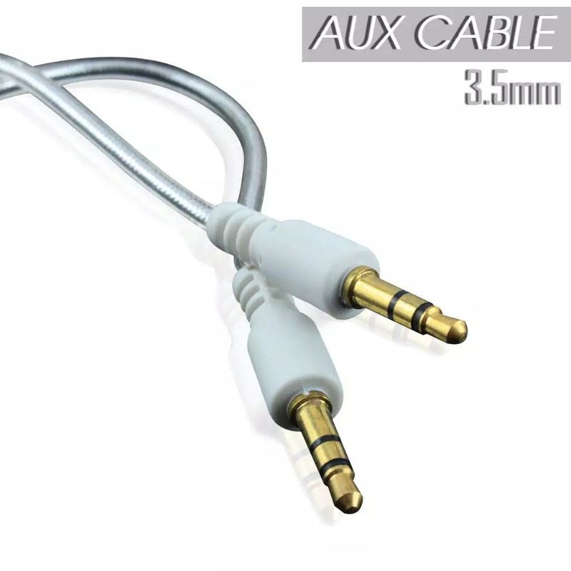 Kabel AUX 3.5mm to 3.5 mm Male to Male Jack Untuk Audio Mobil,MP3,Speaker Panjang 1,5M