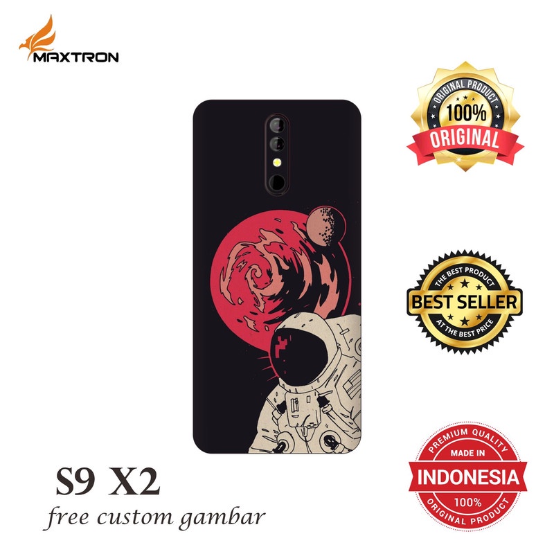 GARSKIN/STICKER HANDPHONE MAXTRON S9 X2 CUSTOM