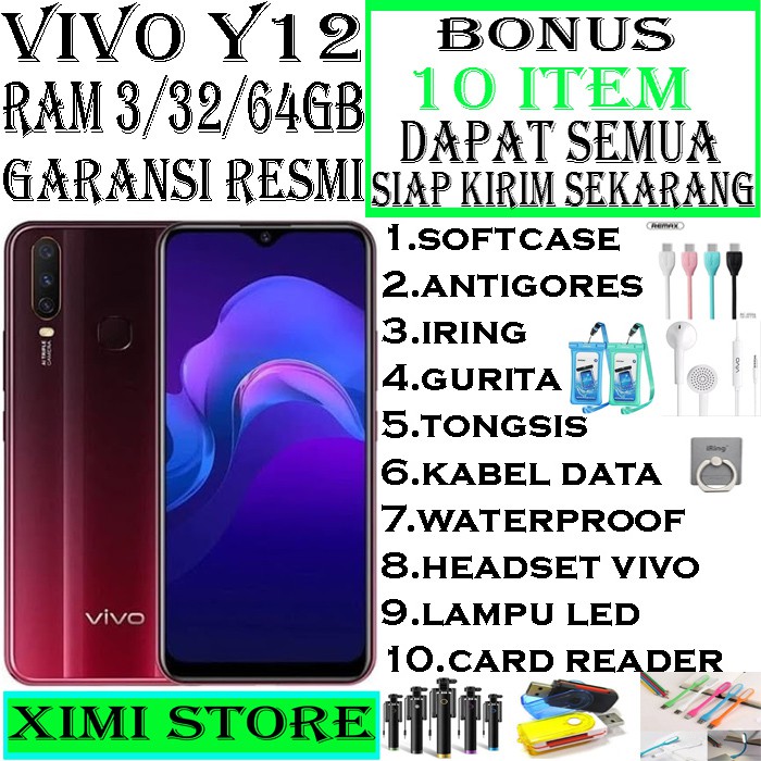 Informasi tentang Harga Vivo Y12 Shopee Hangat