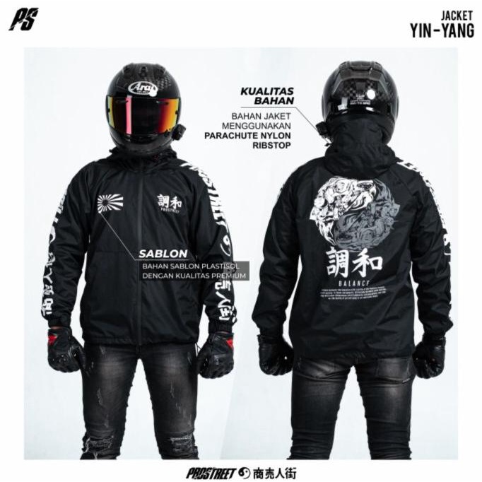 Prostreet Windbreaker Yin Yang Jacket Premium