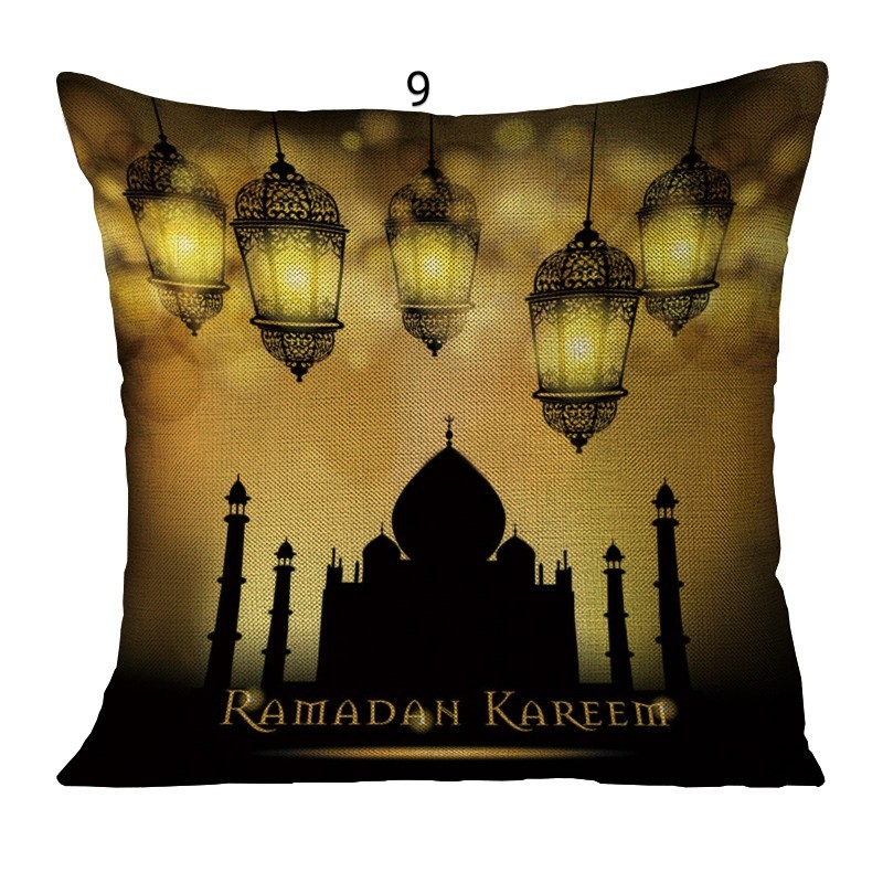 Sarung Bantal Sofa Ramadhan Muslim uk 45x45 Kwalitas Tebal