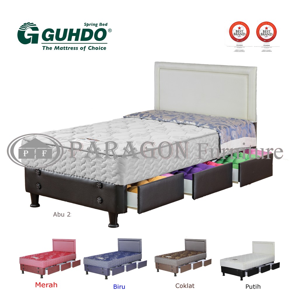 Guhdo Spring bed Ranjang Laci New Prima 120x200 HB Prospine Full set