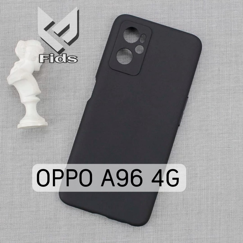 Promo Case OPPO A76 / A96 / REALME 9i Soft Case Black Matte Casing Premium Slim Exellent Cover | Soft Matte | Soft Case Macaron