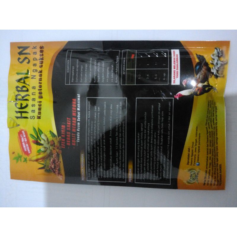 SASANA NGAPAK HERBAL SN 35gr ORIGINAL ECERAN