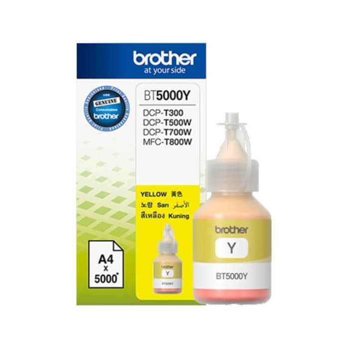 Tinta Brother BTD60 &amp; BT5000 - 1set Original BTD 60 BK BT 5000 Dye Ink - BTD60BK (4warna) CYMK