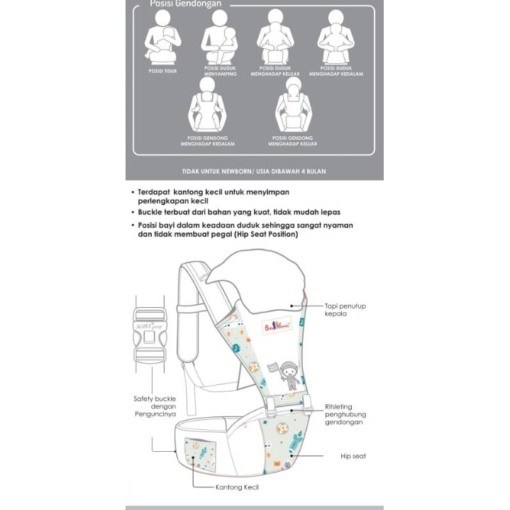 BABY FAMILY HIPSEAT SERI 7