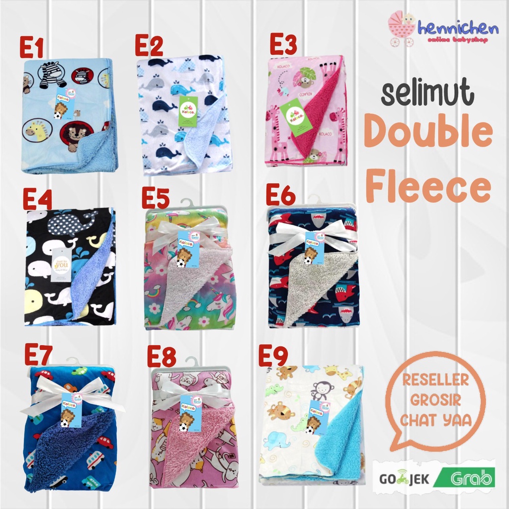 PILIH MOTIF SELIMUT DOUBLE FLEECE SNI / SELIMUT BAYI DOUBLE FLEECE SELIMUT ANAK