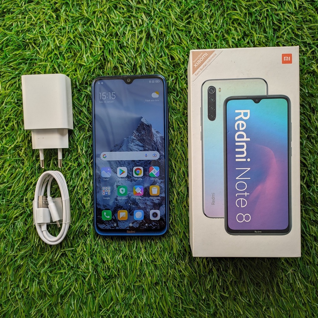 HP SECOND XIAOMI REDMI NOTE 8 4/64GB FULLSET HANDPHONE SECOND HP SEKEN HP BEKAS MURAH-2