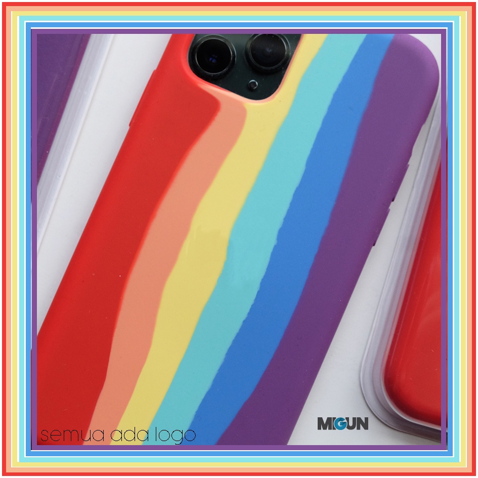 {FULL COVER} Rainbow Original Silicone - IPhone 6/6s 7/8 7+/8+ X/XS XR XSMAX 11 11PRO 11PROMAX